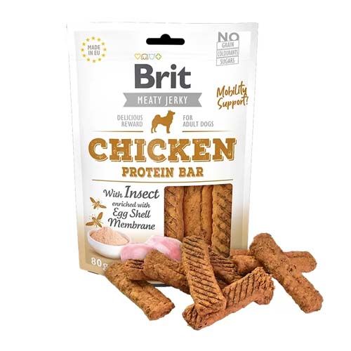 Brit Jerky Snack With Insect Protein Bar Pollo - 80 gr