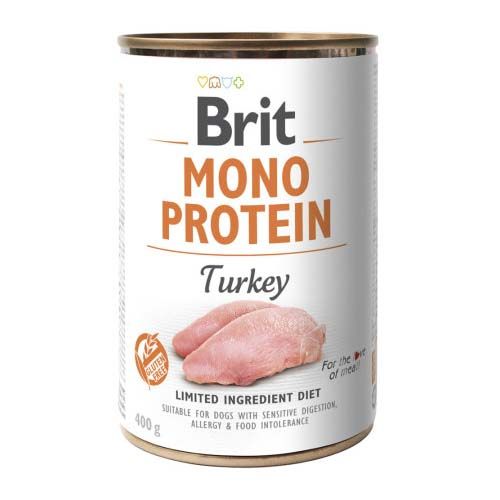 Brit Mono Protein Turkey (Latas) - 6 x 400 gr