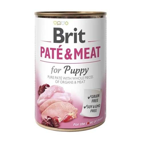 Brit Pate & Meat Puppy (Latas) - 6 x 400 gr