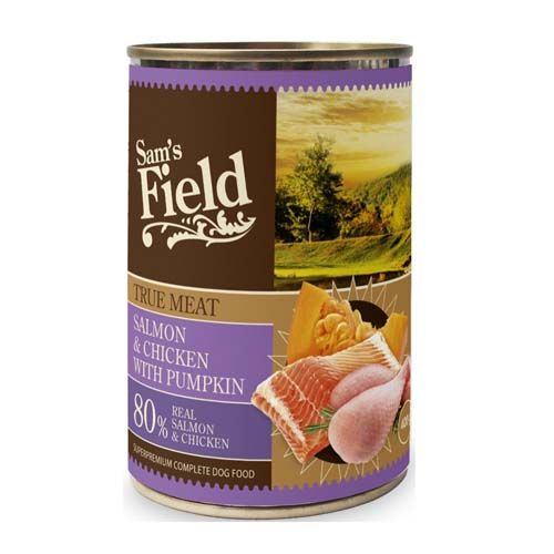 Sam´s Field True Meat Zalm & Kip (blik) - 6 x 400 gram