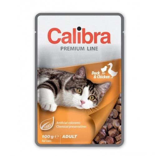 Calibra Cat Adult Eend (Zakjes) 24 x 100 g