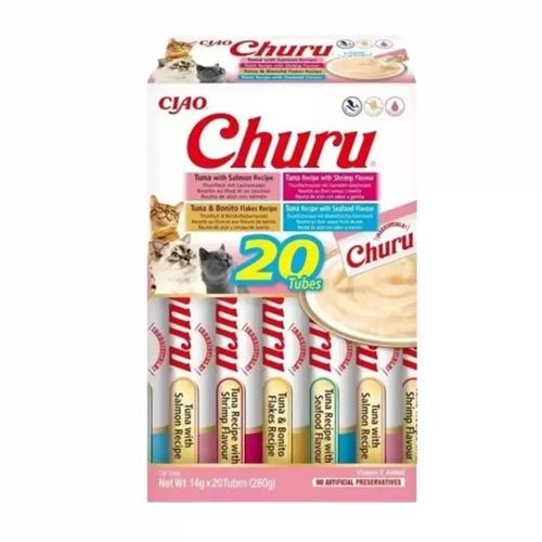 Churu Kattenvoer Variaties - 20 x 14 gr (Levertijd 3 - 5 dagen)