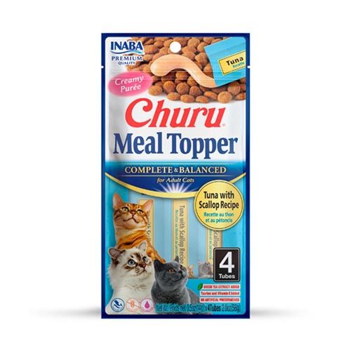 Churu Cat Meal Topper Tonijn met Sint-Jacobsschelp - 12 x 56 gr (Levertijd 3 - 5 dagen)