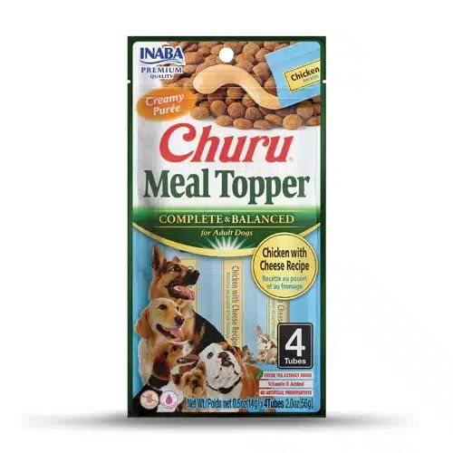 Churu Hondenvoer Topper Kip & Kaas - 12 x 56 gr (Levertijd 3 - 5 dagen)