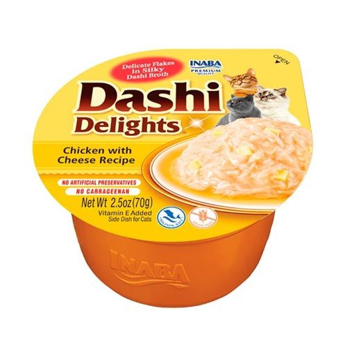 Churu Cat Dashi Delight Kip & Kaas - 6 x 70 gram