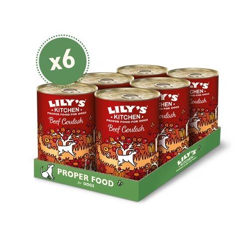 Lily's Kitchen Beef Goulash Tin 6X400 Gr (Envío 3 - 5 días)