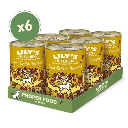 Lily's Kitchen Great British Breakfast Tin 6X400 Gr (Envío 3 - 5 días)