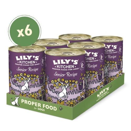 Lily's Kitchen Senior Recipe Tin 6X400 Gr (Envío 3 - 5 días)
