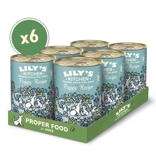 Lily's Kitchen Puppy Recipe With Turkey, Duck & Kale Tin 6X400 Gr (Envío 3 - 5 días)