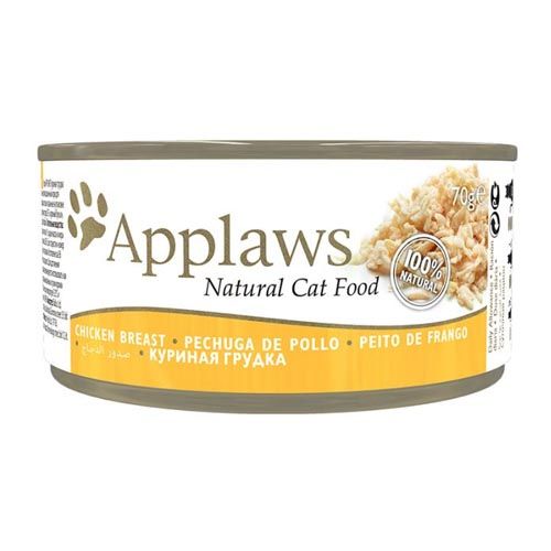 Applaws Cat Kipfilet blikje (70 gr x 24)