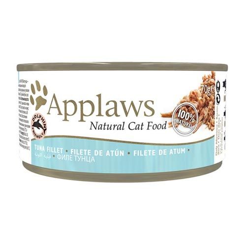 Applaws Cat Tonijnfilet blikje (70 g x 24)