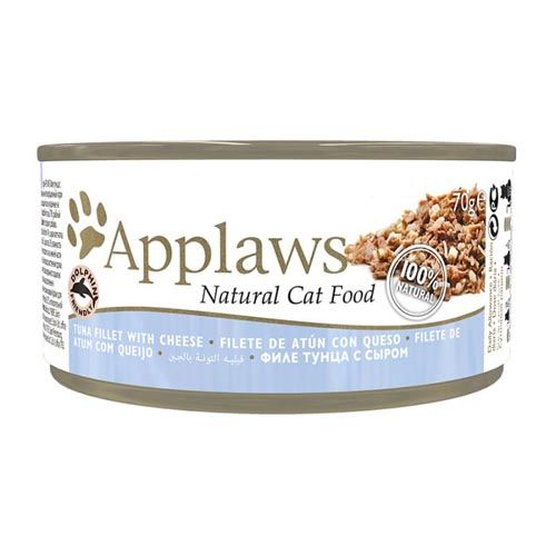 Applaws Cat Tonijn met Kaas Blik (70 g x 24)