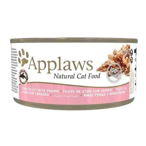 Applaws Cat Tonijn & Garnalen Blik (70 g x 24)