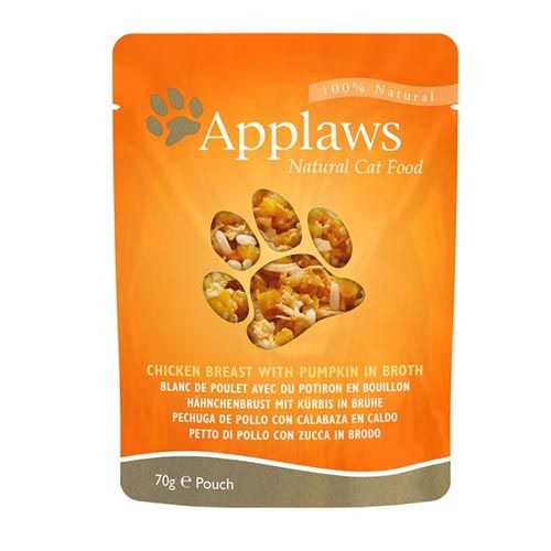 Applaws Cat Kip Pompoen Envelop (70 g x 12)