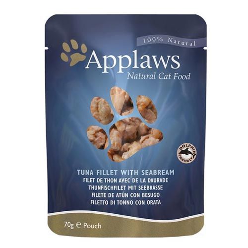 Applaws Cat Tonijn & Brasem Pakje (70 g x 12)