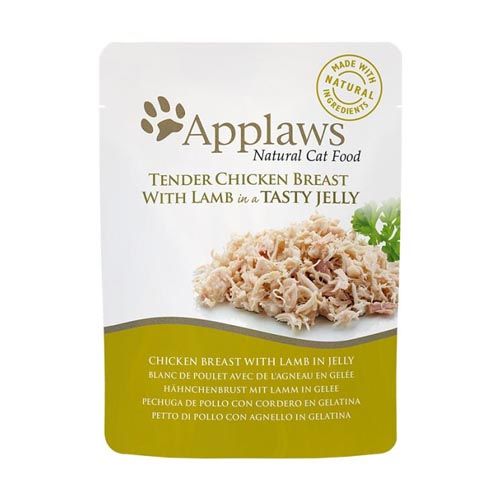 Applaws Cat Kip & Lam Geleipakket (70 g x 16)