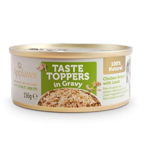 Applaws Dog Taste Toppers in Jus Kip met Lam in Saus (Blik) 156 g x 12