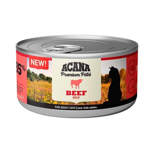 Acana Cat Premium Rundvleespaté (Rund) - Blikjes (85 g x 24)