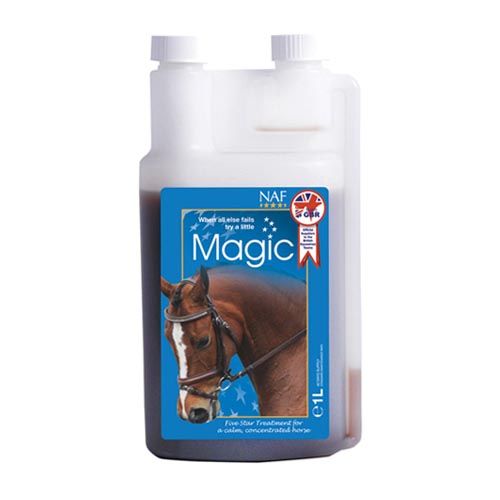 Magic Liquid 5 Star kalmeringsmiddel voor paarden 1 l. (Verzending 3 - 5 dagen)