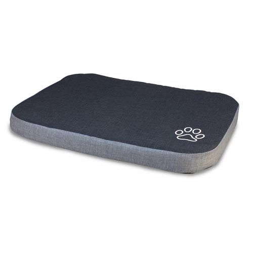 Zwart/Grijze mat met voetafdruk