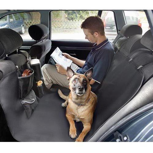 Grijze autostoelhoezen