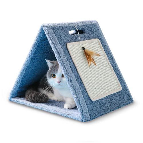 Driehoek krabpaal voor katten