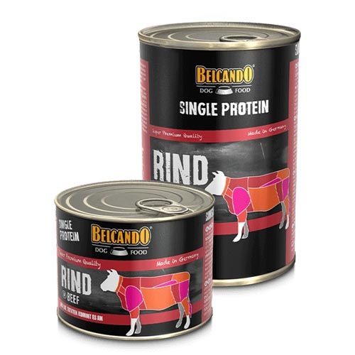Belcando Dog Single Pretein Rundvlees (Blik)