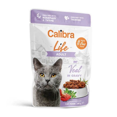 Calibra Cat Life Adult Rundvlees in Saus (Zakjes)