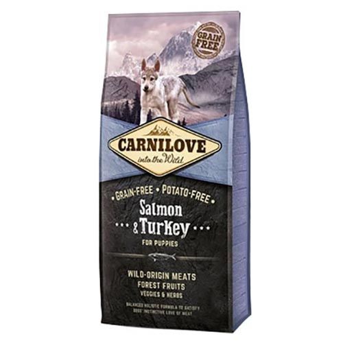 Carnilove Puppy Zalm & Kalkoen (Zalm & Kalkoen)