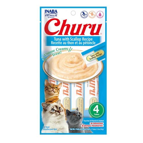 Churu Cat Recept Tonijn met Sint-Jacobsschelp