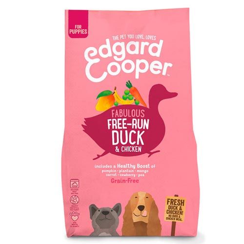 Edgard & Cooper Free-Run Duck & Chicken Puppy (Eend en Kip)