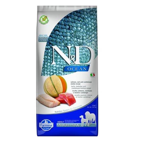 Farmina N&D Zeezalm Kabeljauw Medium MaxI