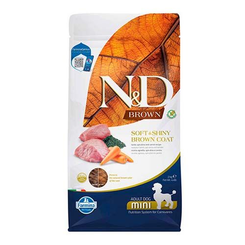 Farmina N&D Bruine Hond Lam Spirulina Mini