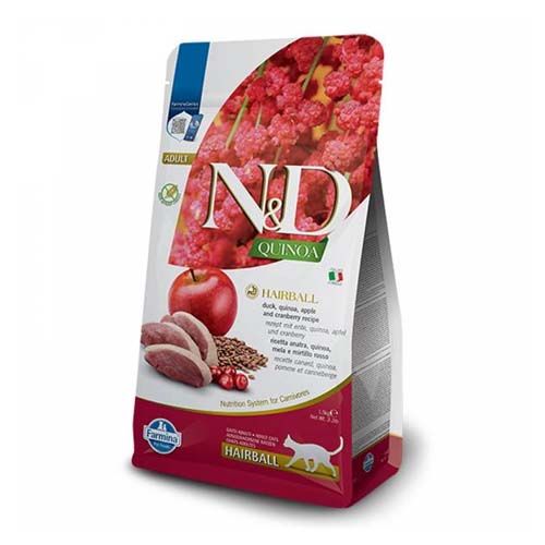 Farmina N&D Kat Quinoa Haarbal Eend