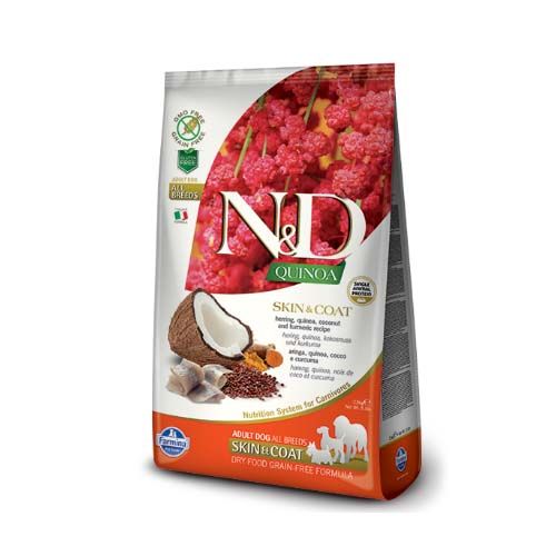 Farmina N&D Grain Free Quinoa Skin & Coat Vis Hond
