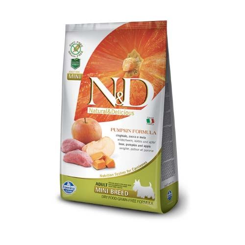 Farmina N&D Graanvrije Pompoen Adult Mini Everzijn Hond