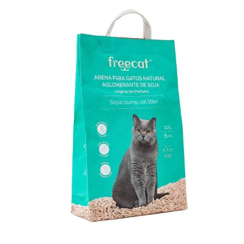 Arena Katten Freecat Natural Aglomerante Soja Original