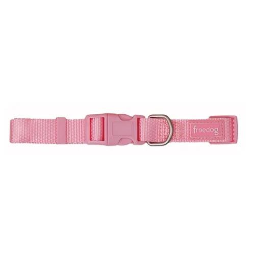 Halsband Hond Freedog Nylon Basic Pink