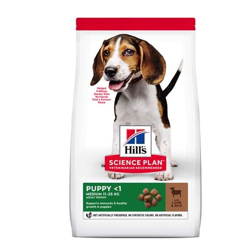 Hill´sScience Plan Puppy Medium Lam & Rijst