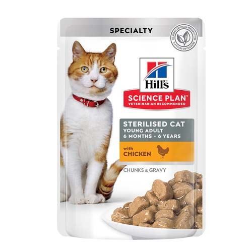 Hill´s Science Plan Feline Gesteriliseerd Kip (envelop)
