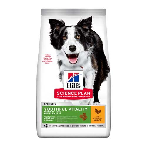 Hill´s Science Plan Hond Senior Vitaliteit Medium Kip
