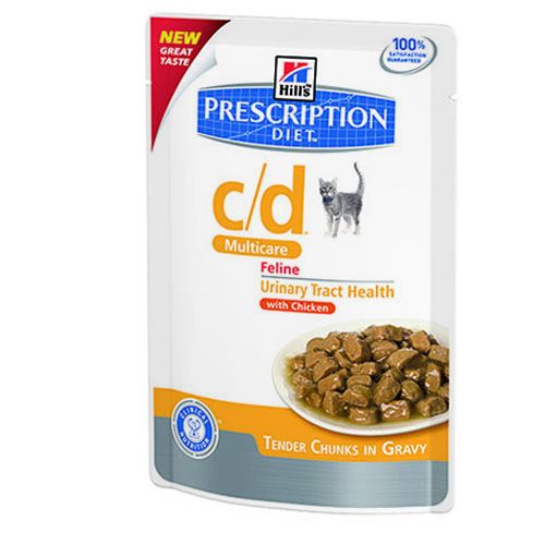 Hill´s Prescription Diet C/D Kip Feline (Zakjes)