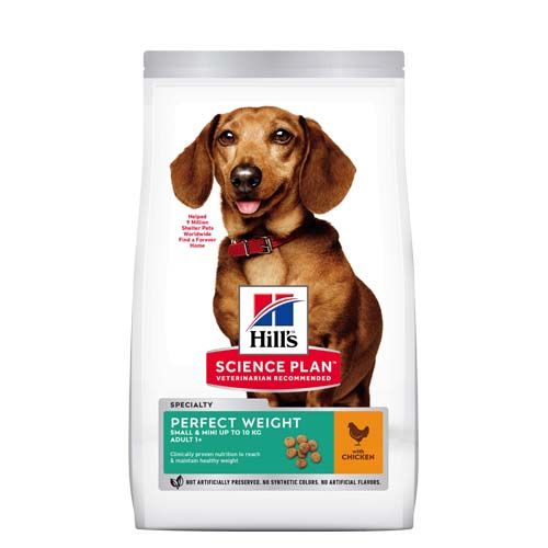 Hill´s Science Plan Hond Perfect Gewicht Klein & Mini Kip