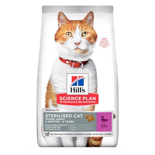 Hill´s Science Plan Feline Gesteriliseerd Jongvolwassen Eend