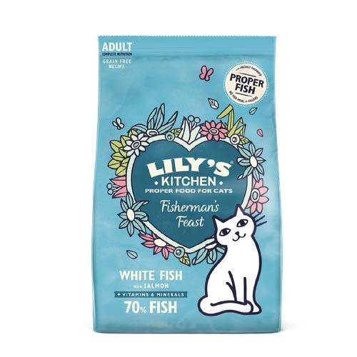 Lily´s Kitchen Cat Vissersvoer - Witte vis & zalm