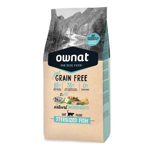 Ownat Just Grain Free Sterilized Fish Cat