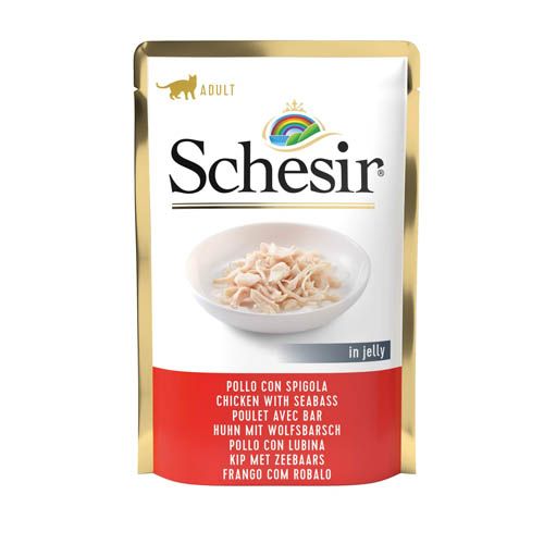 Schesir Kat Kipfilet en Zeebaars (Zakjes)