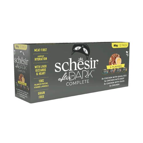 Schesir Kat After Dark Assortiment Filets (blik)