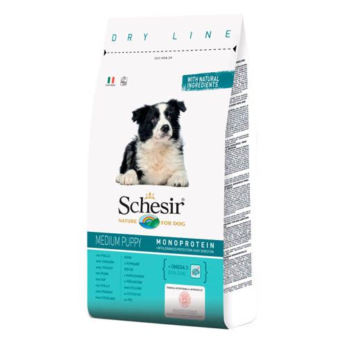 Schesir Hond Medium Puppy Kip