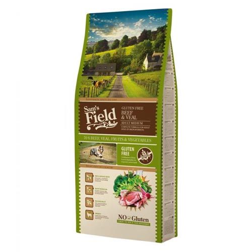 Sam´s Field Adult Glutenvrij Medium Rundvlees & Kalfsvlees